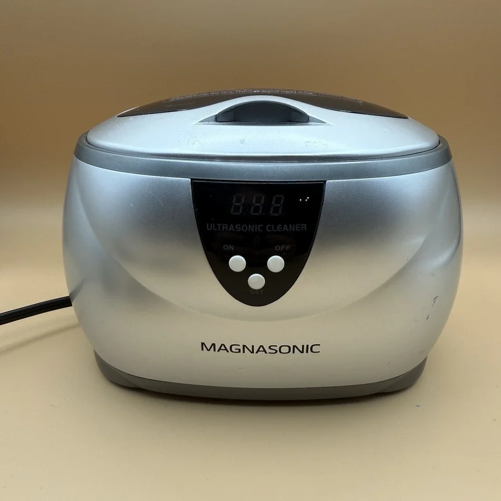 Magnasonic Ultrasonic Cleaner MGUC500 Jewelry Glasses Dentures Tested